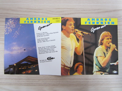 CD / WOLFGANG AMBROS +FENDRICH / OPEN AIR / ATOM AUSTRIA / RAR /