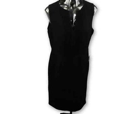 Adrianna Papell Black Sleeveless Dress