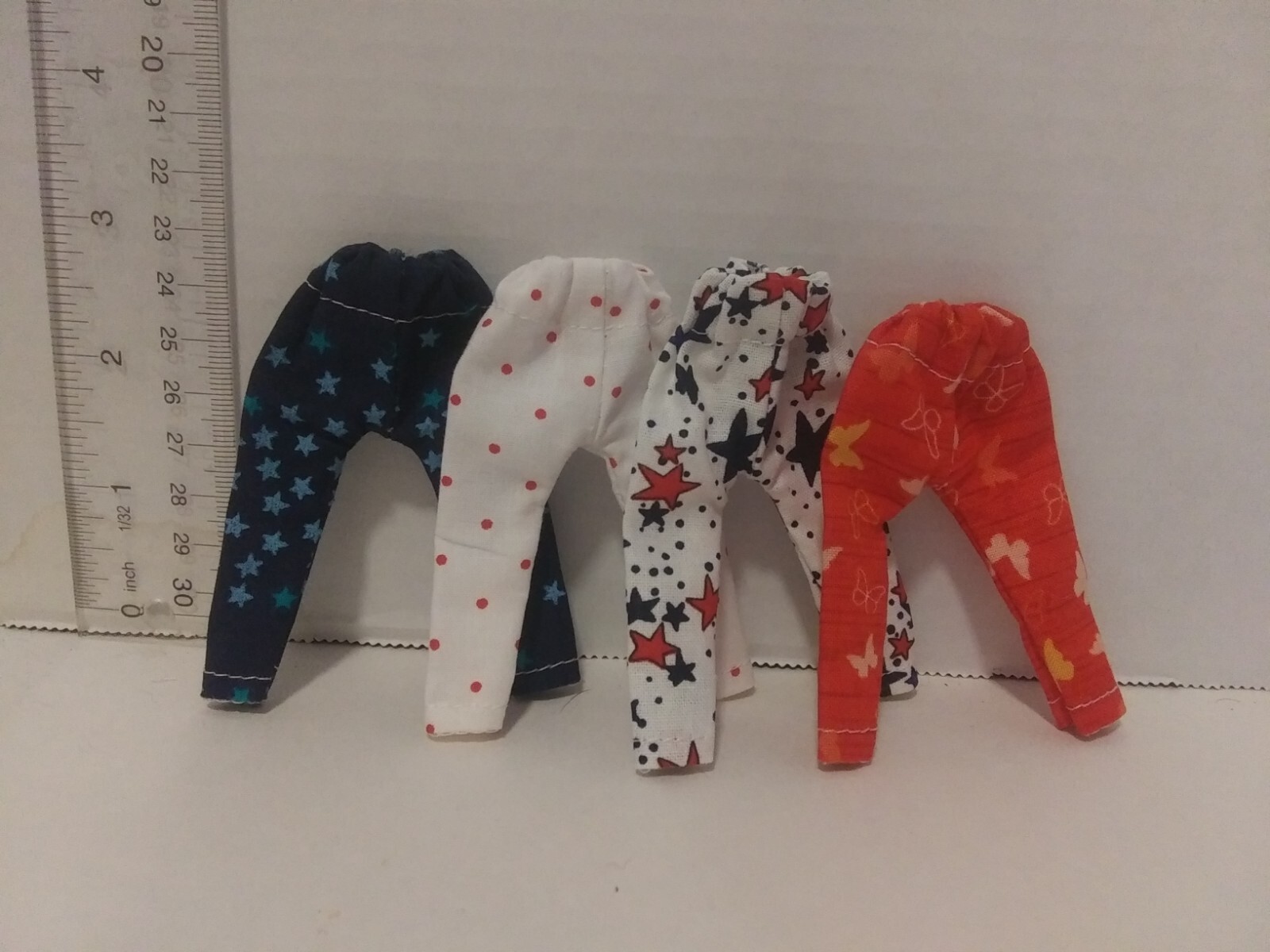 Handmade To Fit Chelsea 5"&boy Doll- Lot Of  4 Pants -k37