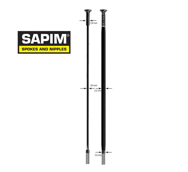Sapim CX Ray Spokes - Black - Straight Pull