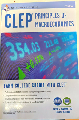 CLEP Principles Of MacroEconomics || PreOwned Book