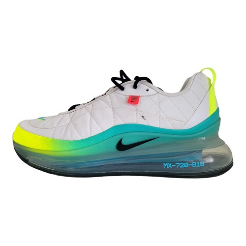 Nike Unisex MX 720 Air Max Worldwide White Lime Green Size 10 UK Training Shoe - Picture 4 of 19