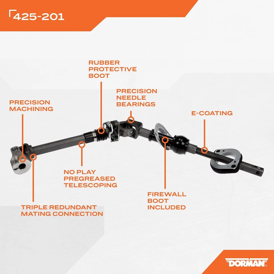 Dorman 425-201 中级转向杆 适用于 97-99 道奇 Dakota Durango — 第 2/4 张图片