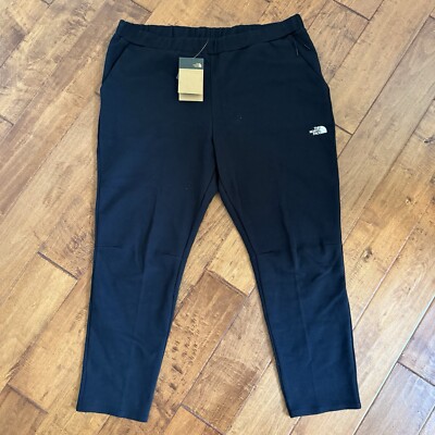 NWT The North Face Women's XXL City Standard Double-Knit Pants Black