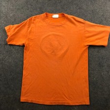 Vintage Tennessee Volunteers Shirt Mens Large Orange Single Stitch Logo USA