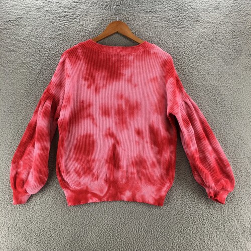 International Concepts Pullover Sweater Womens Petite L Pink Red Cotton Knitted - Picture 9 of 13