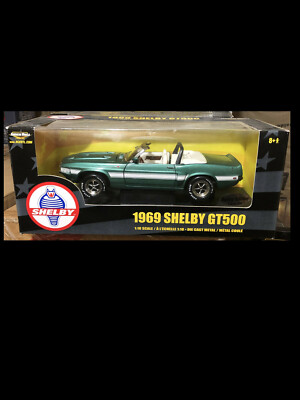 1969 Shelby Mustang GT500 Green 1:18 Ertl American Muscle 32997 | eBay