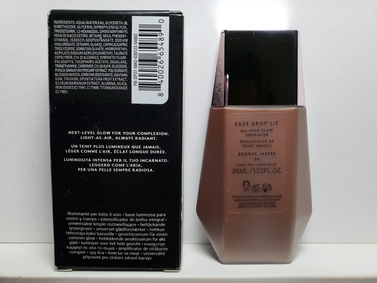 PCD アートメイク　ブラウン　ライトブラウン　ダークブラウン　固定剤　計4点 Fenty Beauty Eaze Drop 'Lit All-Over Glow Enhancer 04
