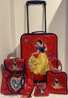 VTG NWT 4 Pcs Disney’s SNOW WHITE Rolling Luggage, Backpack, Purse, Coin Purse — photo 1