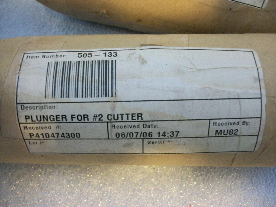 NEW REPLACEMENT PLUNGER FOR MORSE STARRETT CABLE CUTTER #2 ITEM #505-133 - Image 3 of 3