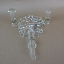 Lot PYREX Conical & O-Ring Groove Process Pipe Adapters~ Elbow & Straight + More