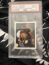 Michael Jordan 2008 Upper Deck Goudey Hit Parade Of Champions PSA 10 LOW POP HOF
