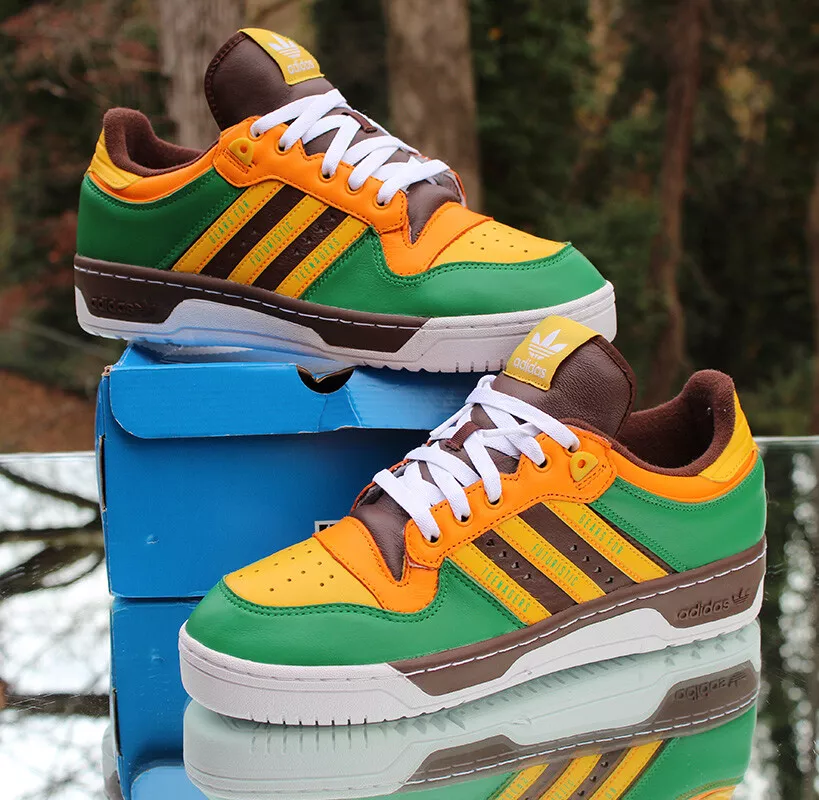 Adidas Human Made x Rivalry Low Men’s Size 10 Green White FY1084