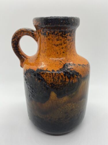 Scheurich Keramik Fat Lava West Germany 414-16 Vase 6 1/2