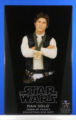 HAN SOLO HERO OF YAVIN MINI BUST | Star Wars New Hope ANH | Gentle Giant Studios