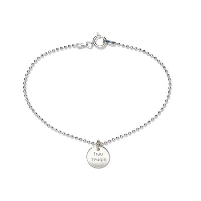 BEKA&BELL Armband Armschmuck 925 Silber Glanz Hochzeit Braut Trauzeuge Geschenk