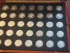 1952-2021 SILVER  PROOF JFK Half- Dollar , to Benjamin  completer Set ALL B/U