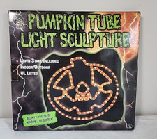 Halloween Light Up Jack O Lantern Pumpkin Sculpture Light -Works