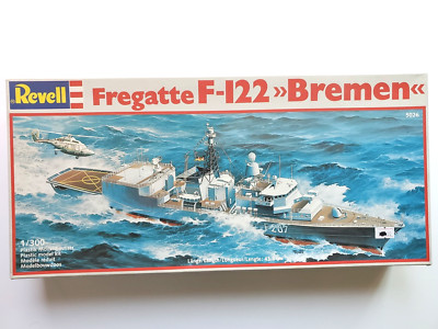 Revell 1:300 Fregatte F-122 Bremen Ship Model Kit 5026 (1987)