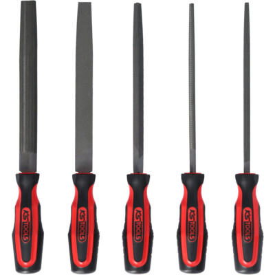 KS TOOLS Werkstattfeilen-Satz 5-tlg.  Form B, C, D, E, F 140.3000