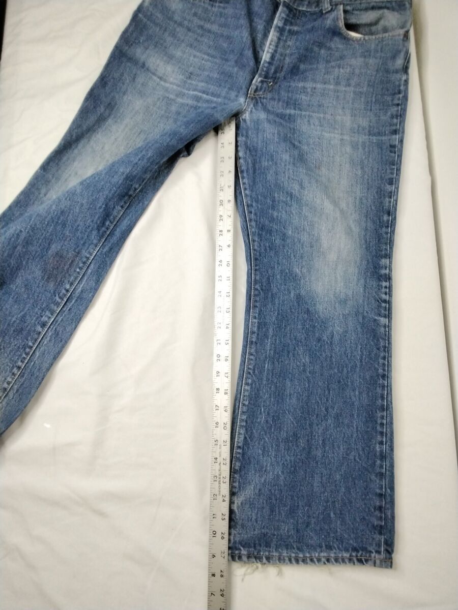Vintage 70s Levi's 517 Jeans, USA, Black Stitch, Men's 38x29 Vintage 70s Levi's 517 Jeans, USA, Black Stitch, Men's 38x29