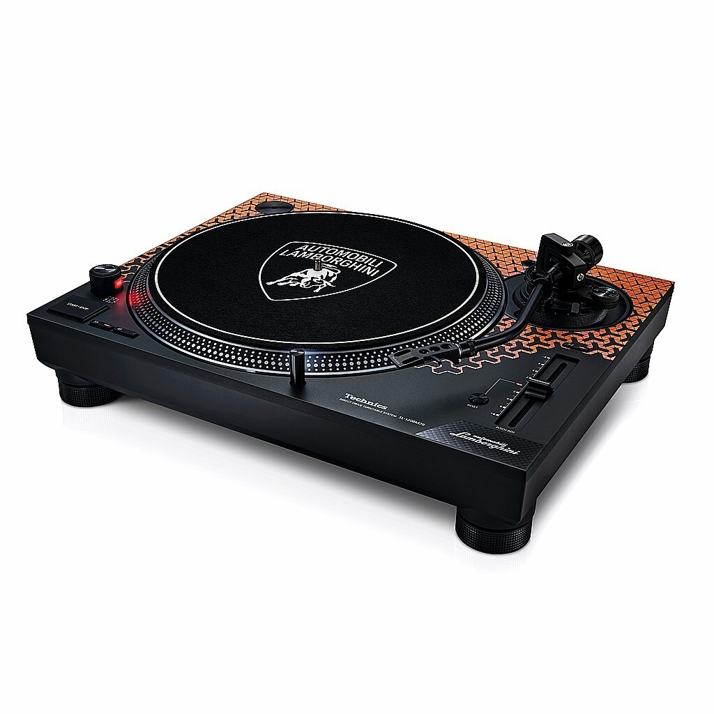 Technics & Lamborghini collaboration SL-1200M7B-D DJ Turntable