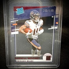 2020 Chronicles Clearly Donruss Darnell Mooney RC Rated Rookie Red /199 SP Bears