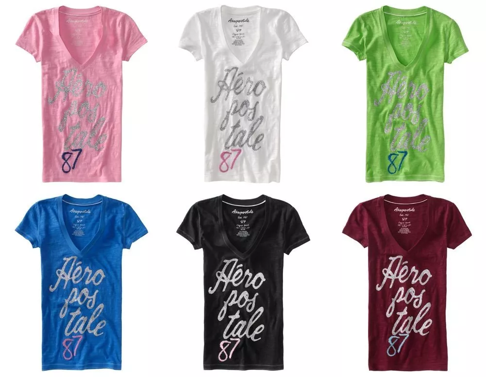 T shirt outlet aeropostale mujer