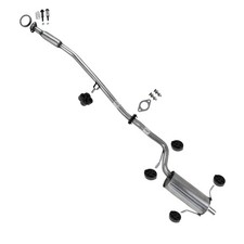 Stainless Steel Exhaust Muffler Resonator Kit Fits 1999-01 Subaru Impreza 2.2l