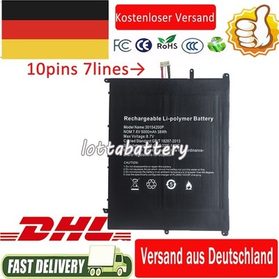 5000mAh Ersatz laptop Akku für CHUWI N4100 LincPlus P1 31160201P 34160201P 7.6V