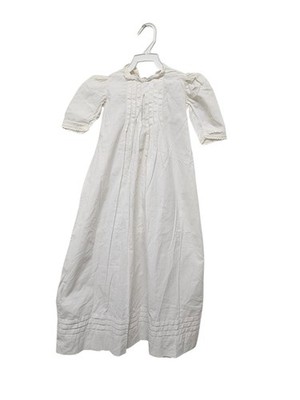 ANTIQUE VICTORIAN BABY BAPTISM CHRISTENING GOWN  DRESS EXTRA LONG
