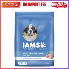 Iams Proactive Health Healthy Weight Chicken Dry Dog Food, 29.1 Lb Bag