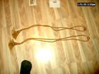 Drapery Ropes w/ 6" Tassels Elegant Twist Cord Tiebacks 43" Pair Antique Gold — photo 3
