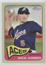 2014 Topps Heritage Minor League Edition Green Nick Ahmed #2 0a1