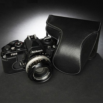 Handmade Leather Camera Full Cover Case Protective Base For Nikon FM2 FE FE2 FM