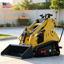 Upgraded  13.5HP Mini Skid Steer Hydraulic Rato Engine Ride On, Free Shipping