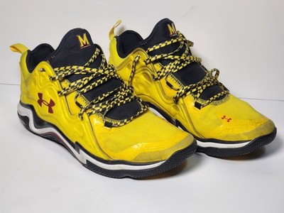 Under Armour MARYLAND Micro G Charge Volt Low Basketball Shoes Size 12