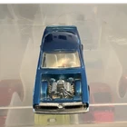 Hot Wheels Redlines King Kuda Blue Redline Wheels Diecast Car 1:64 1969
