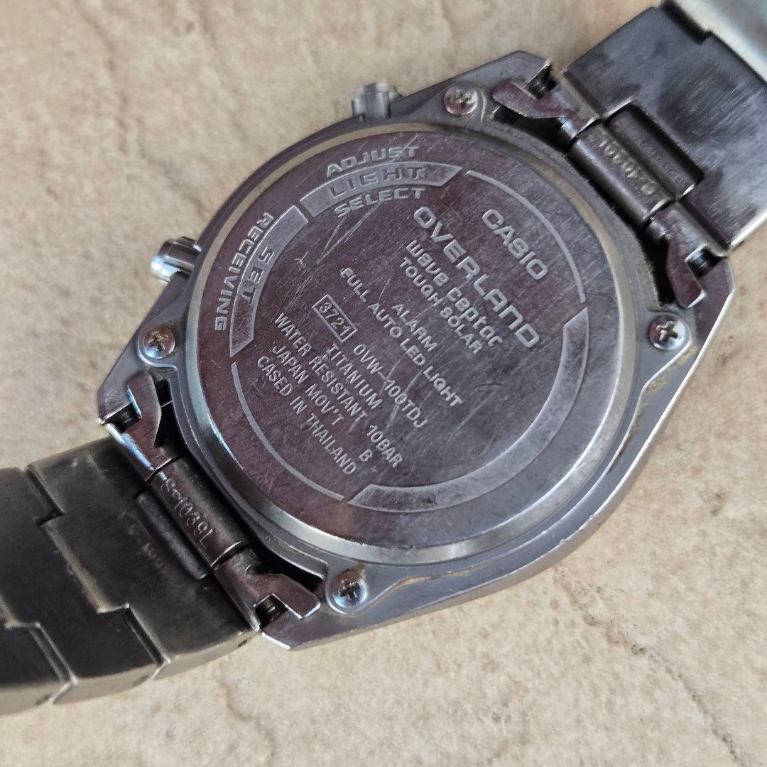 CASIO Overland OVW-100TDJ Watch Silver From Japan - Gem