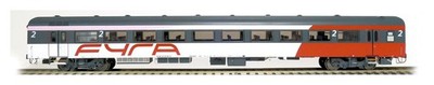 Exact-Train EX11142 2nd Class ICRm Fyra 1 (Amsterdam-Brussels) NS Red/White/Pink