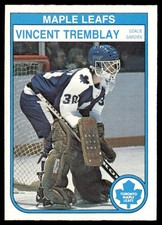 1982-83 O-Pee-Chee Card Hockey Vincent Tremblay RC Toronto Maple Leafs #334 NM