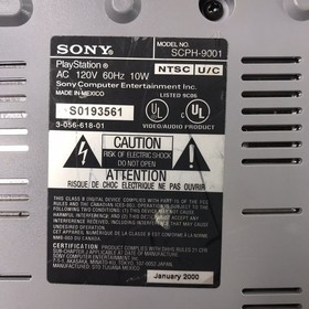 Sony PlayStation PS1 Bundle SCPH-9001 Console + Controllers + Cables + GTA2 Game