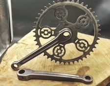 Pédalier Ancien Velo Course 1930 44T  Old Bike Crankset Bici Peugeot Fahrrad 