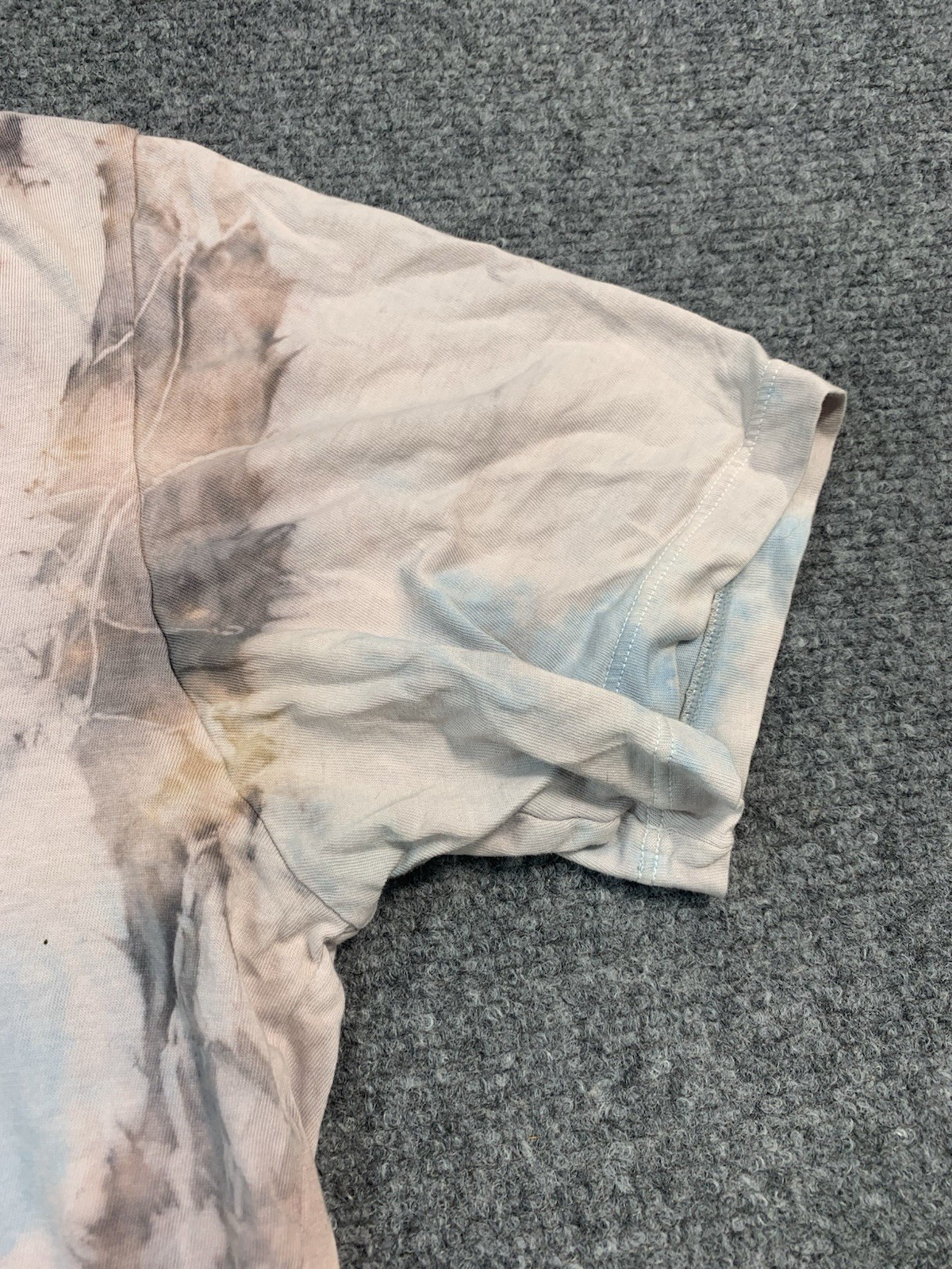 Lacoste Sleepwear Shirt Womens Large Pink Tye Dye Logo Short Sleeve Crew Neck thumbnail 5