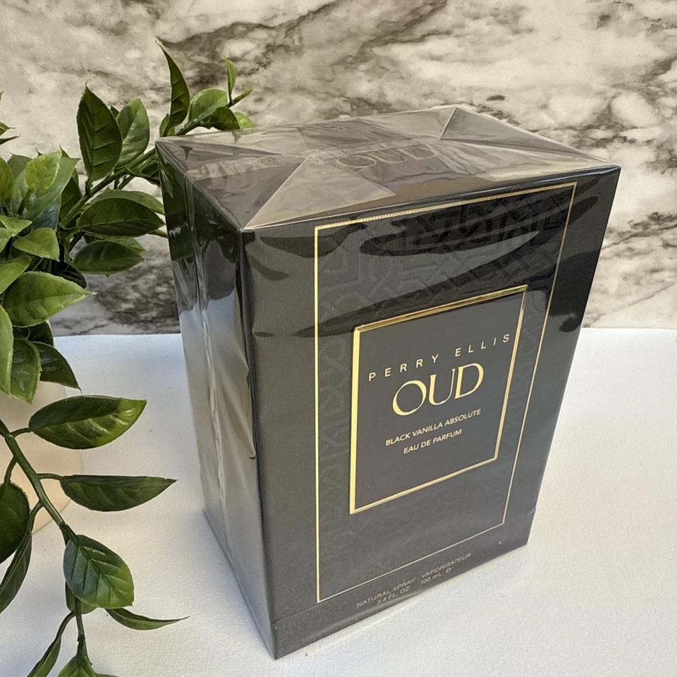 Perry Ellis Oud Black Vanilla Absolute Eau de Parfum 3.4 OZ Spray Nuevo/Listo para Regalo Foto 2 de 4