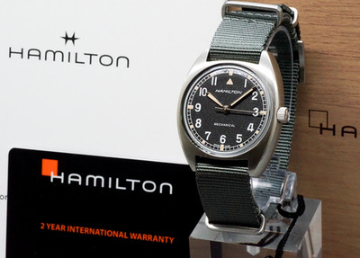 Hamilton Khaki Aviation Pilot Pioneer H764190 Hand Winding Men's Watch 36mm