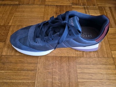 Skechers - Sneaker Kunstleder Mesh - Gr. 40 G - Air Cooled Memory Foam - Blau