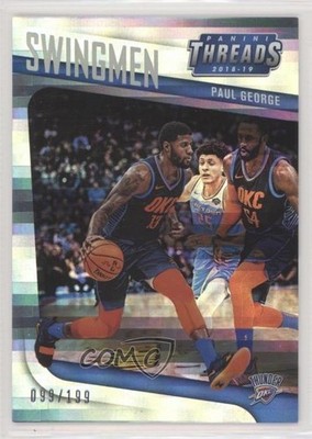 2018-19 Panini Threads Swingmen Premium 99/199 Paul George #5 qx0