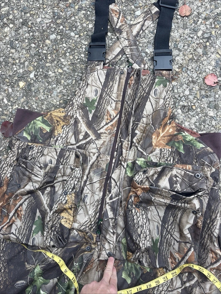 Remington Realtree Hardwood Camo Insulated Hunting Overalls Men's 2XL - Image 3 of 4