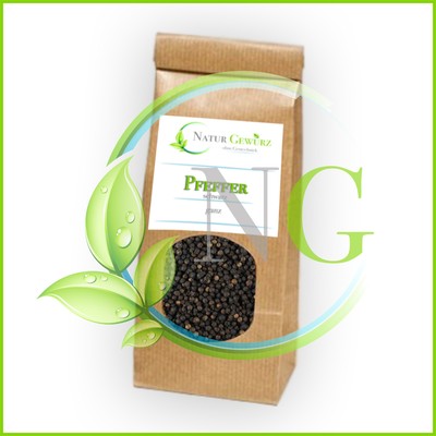 Pfeffer schwarz ganz 100g Naturbelassen ohne Gentechnik 100% natürlich